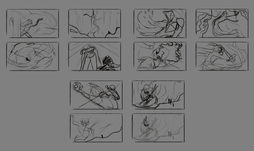 Thumbnails sketches Thumbnails sketches