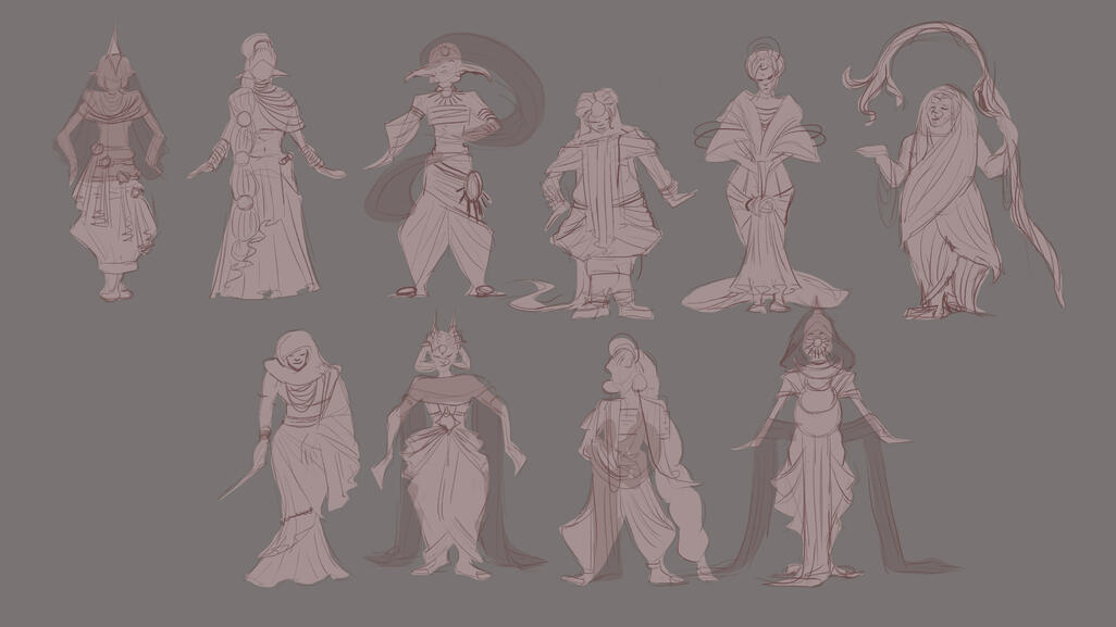 Thumbnails sketches Thumbnails sketches