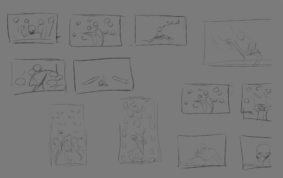Thumbnails sketches Thumbnails sketches
